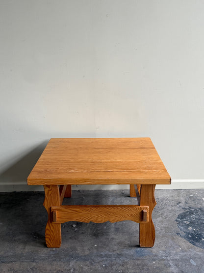 Scandinavian pine coffee table