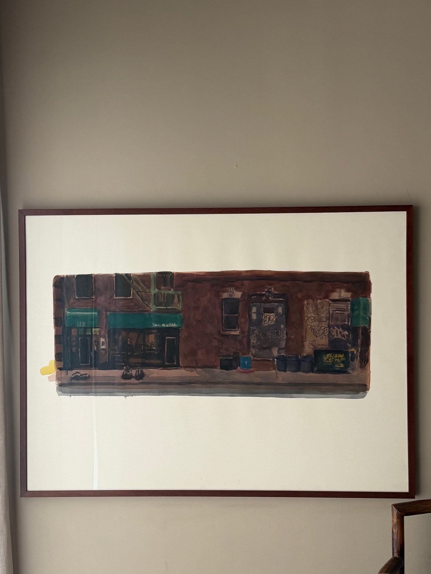 NYC cityscape by Gang Qian (b. 1958)