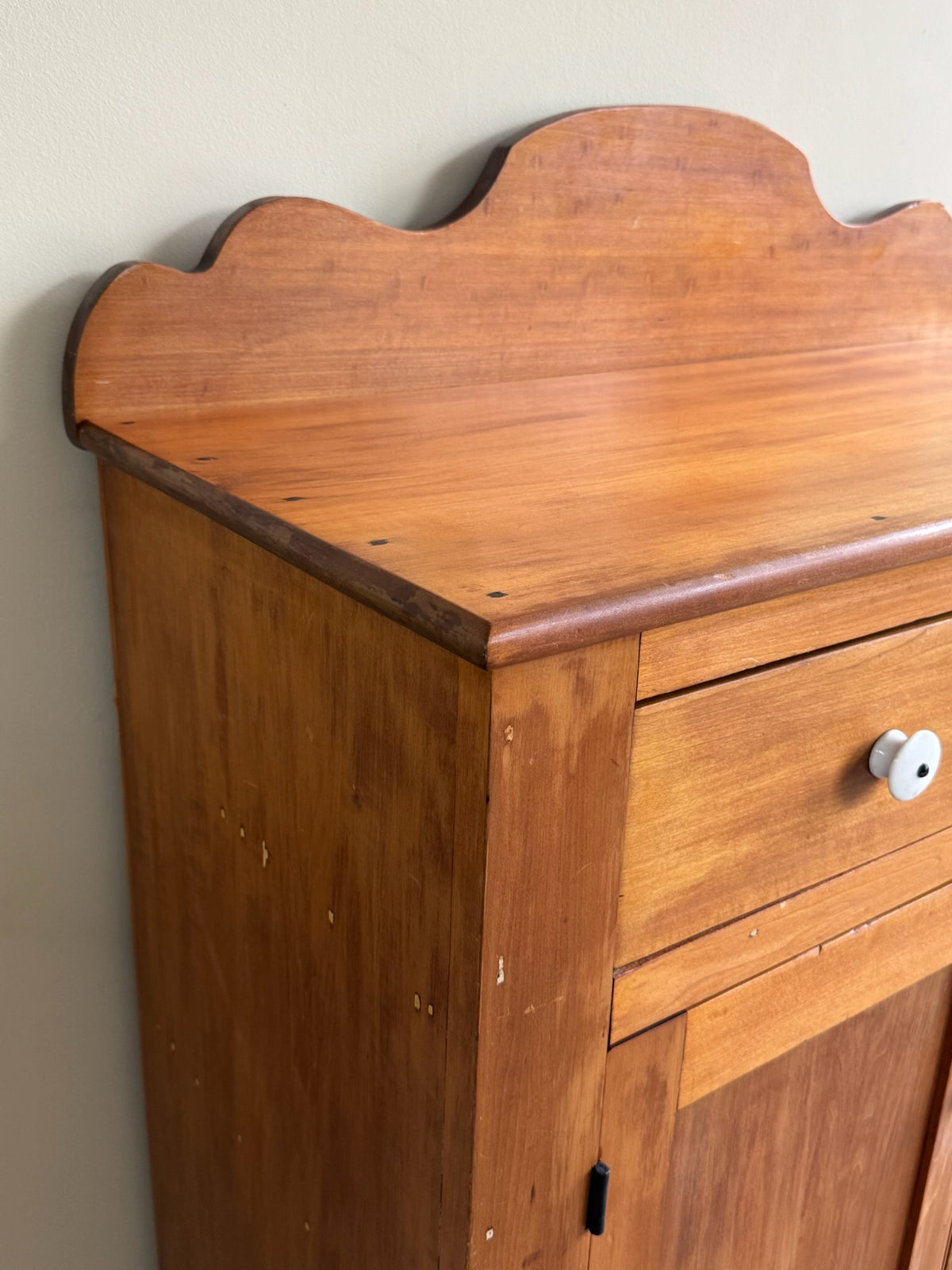 Mid-Atlantic Federal poplar jelly cupboard