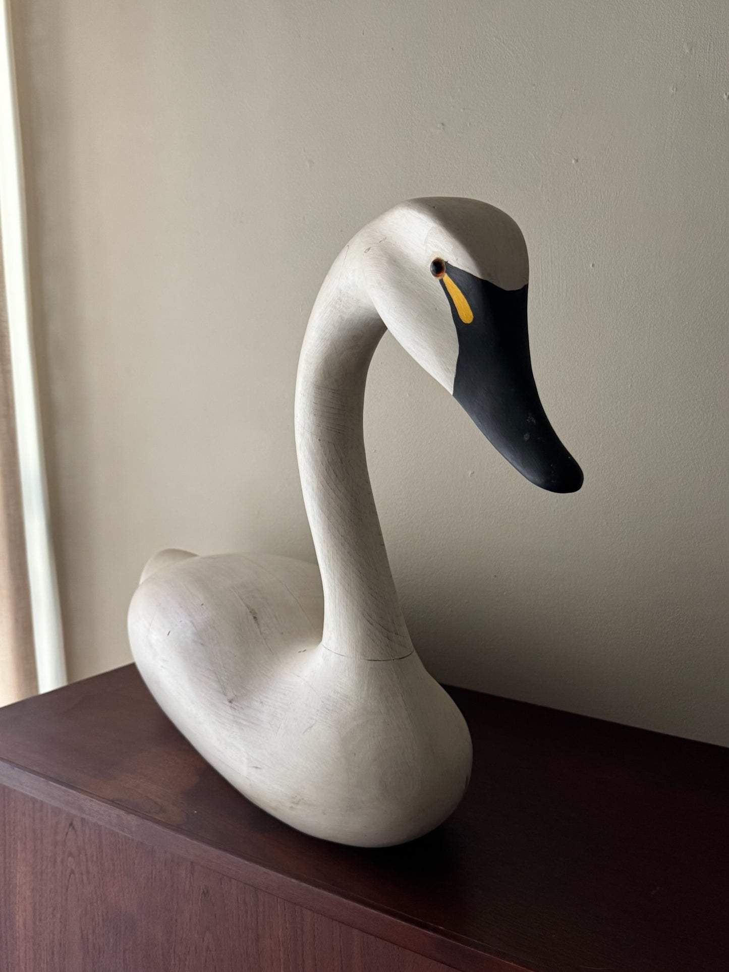 Eastern Shore carved swan decoy