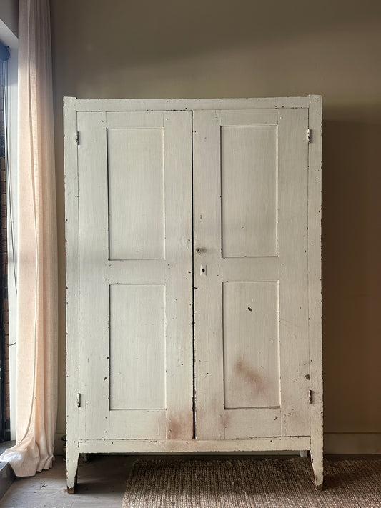 White painted cupboard