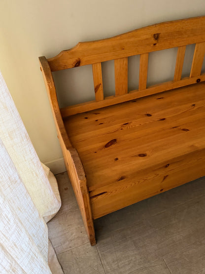 Tradets Mobler Swedish pine storage bench