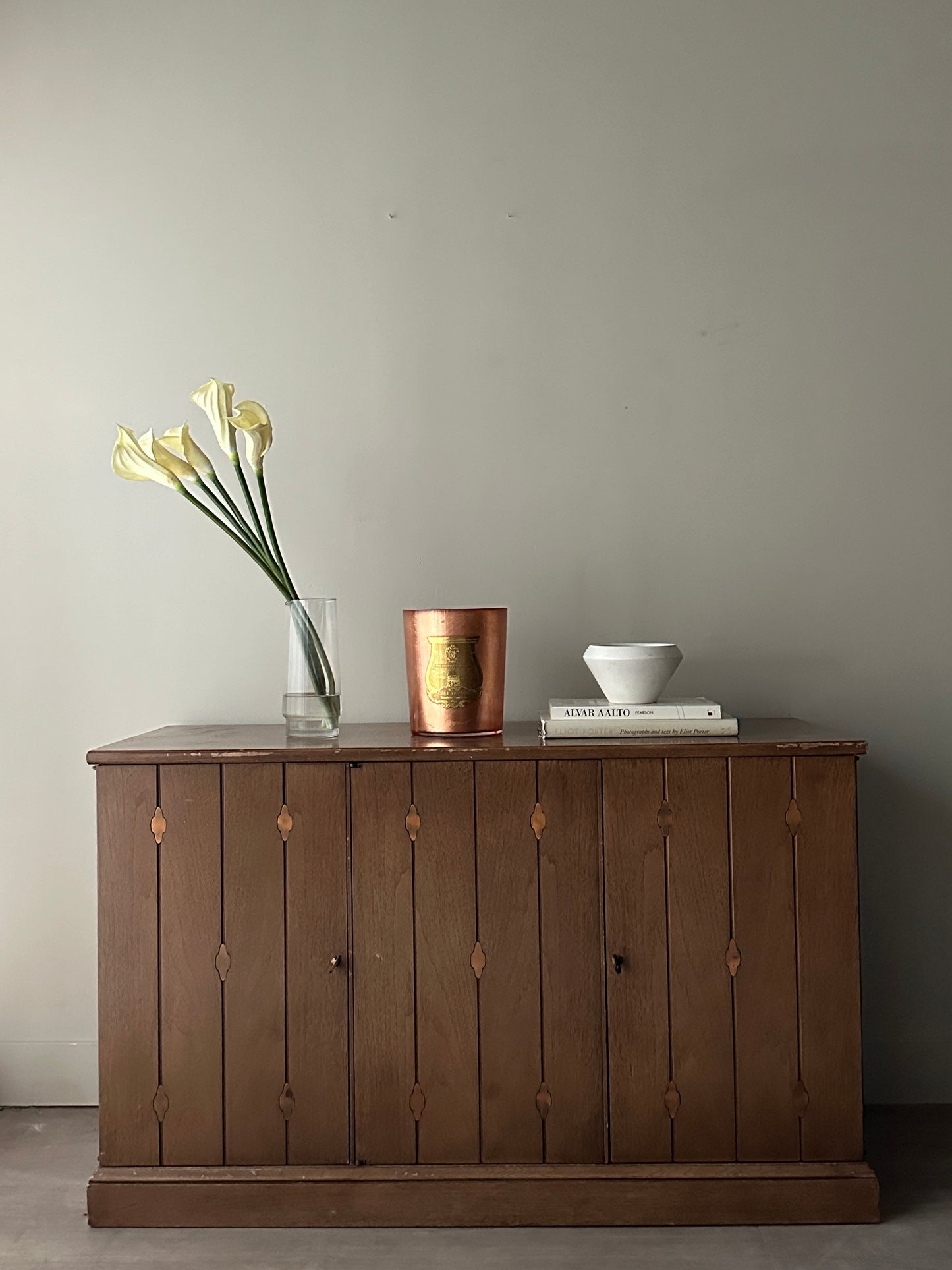 Walnut console