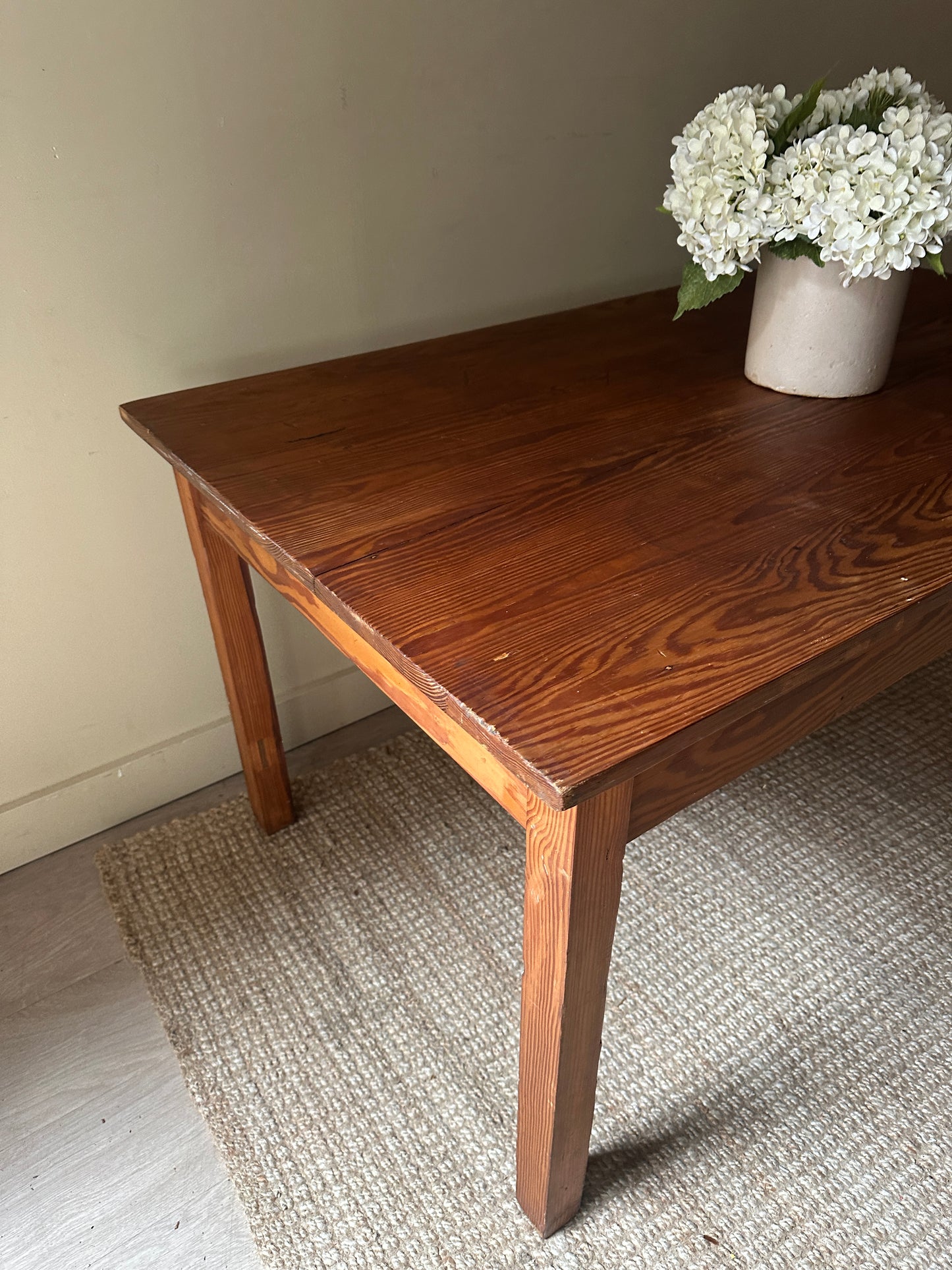 Pine dining table