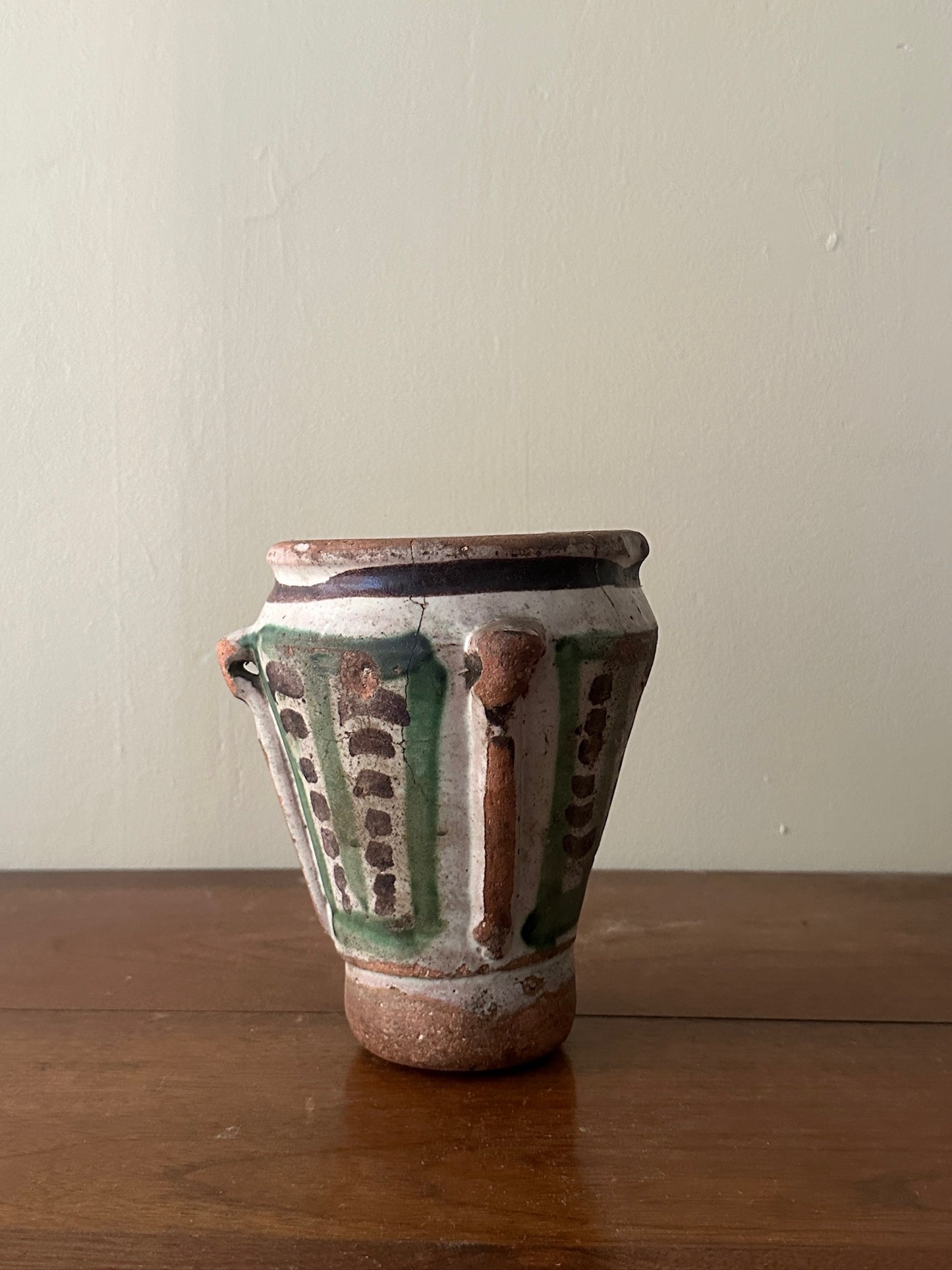 Spanish Maiolica mortar