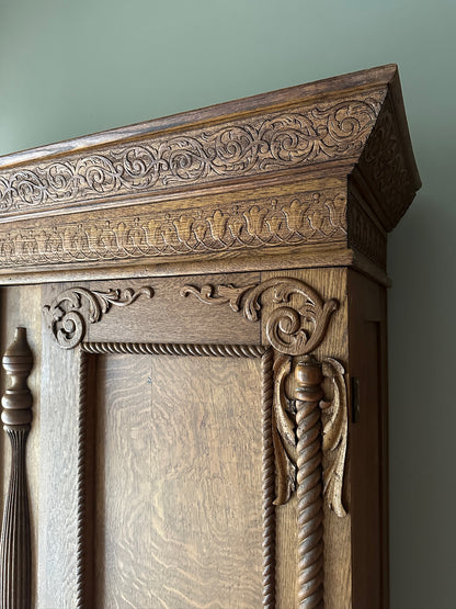 Oak armoire