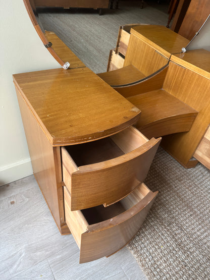 Walnut vanity