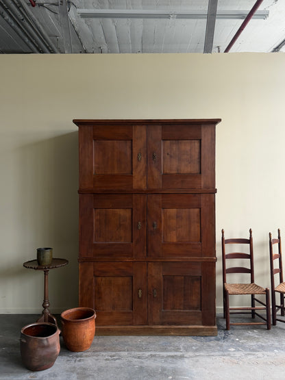 Pine three-piece linen press