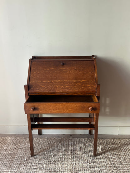 Oak secretary desk