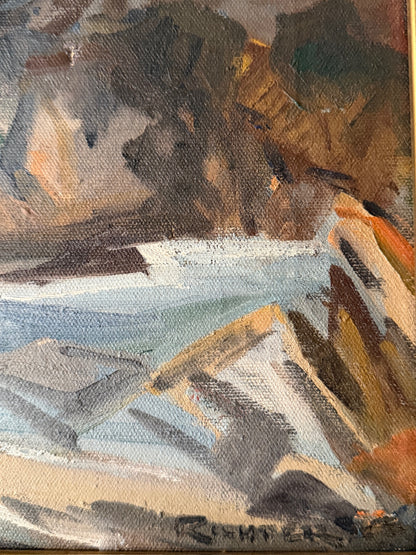 Modernist landscape. Signed “Richter.”