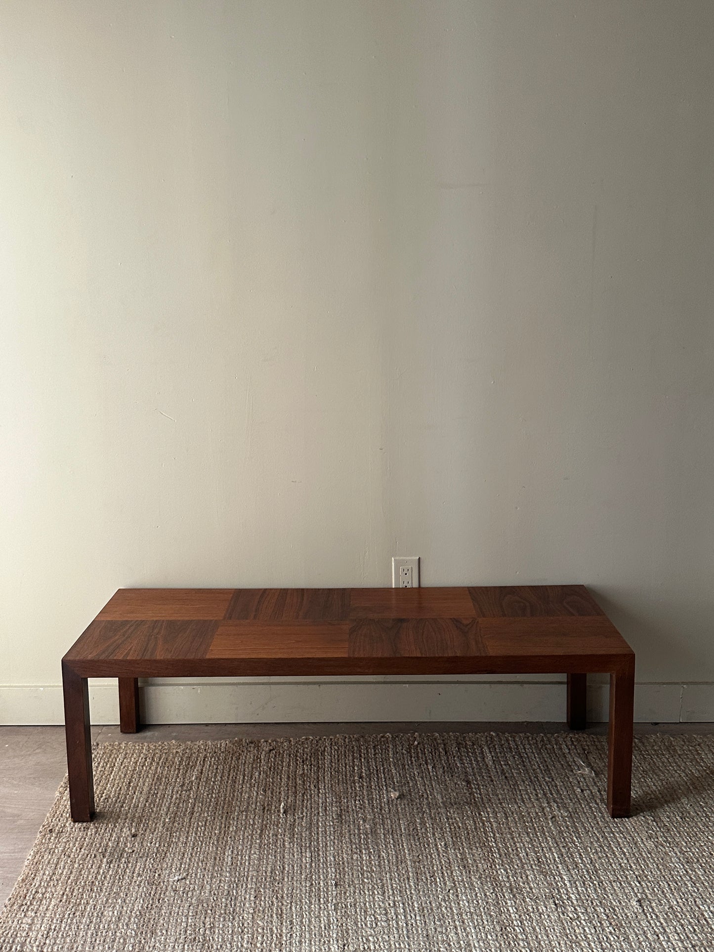 Walnut coffee table