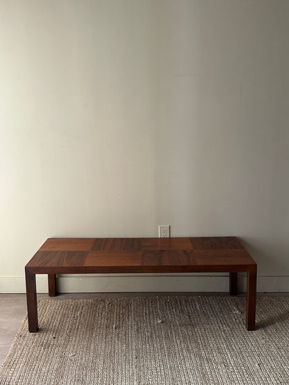 Walnut coffee table