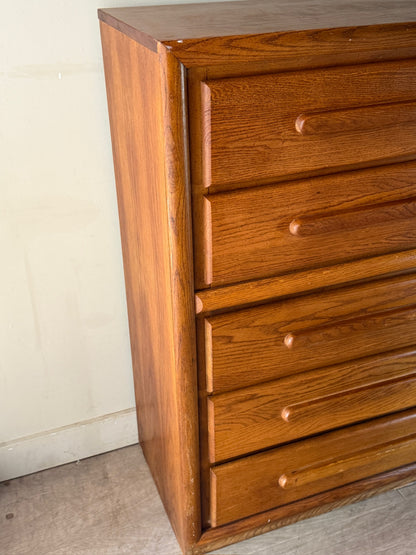 Bassett oak dresser