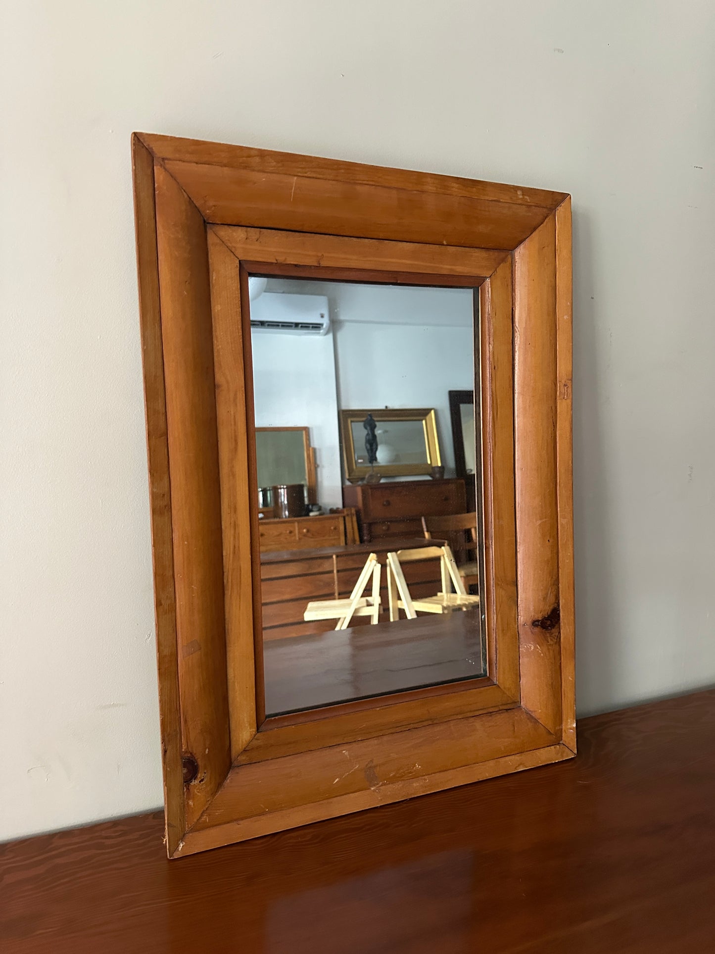 Pine mirror