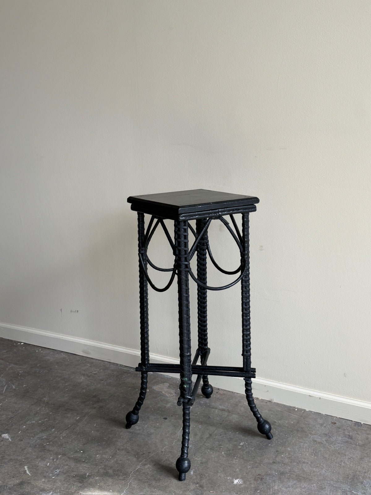Victorian stick and ball plant stand