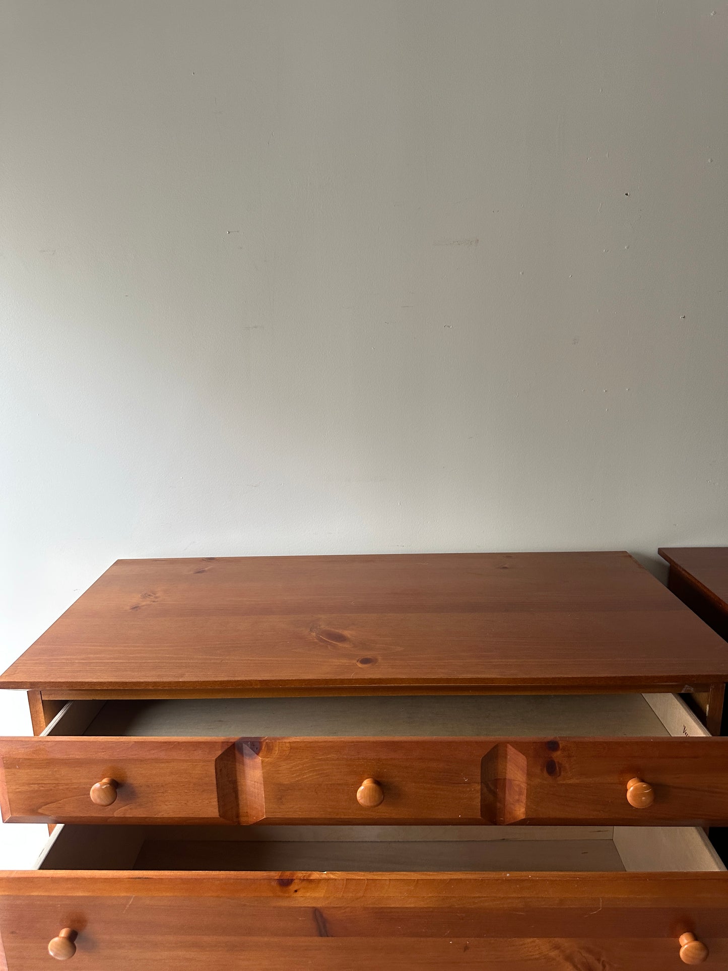 Pine dresser left