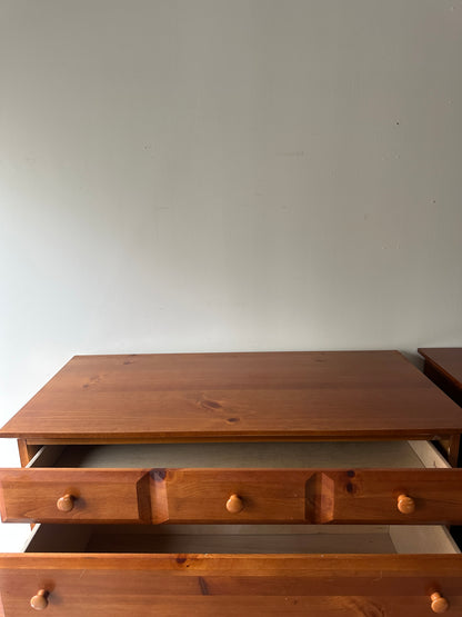 Pine dresser left