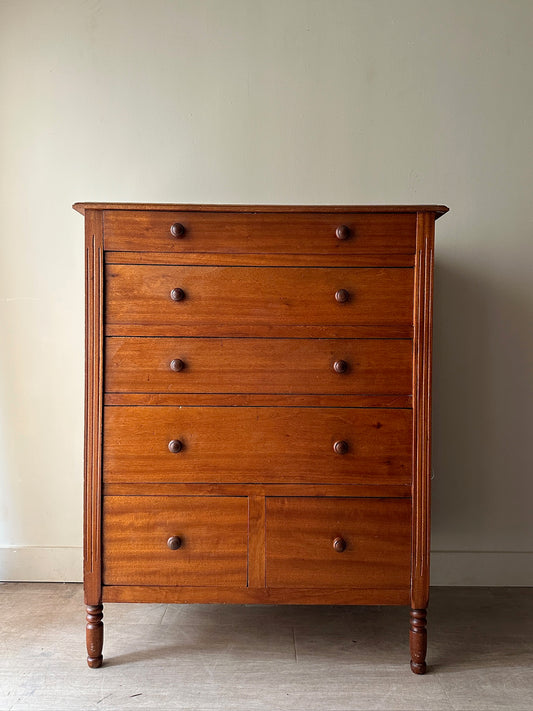 Cherry tallboy dresser