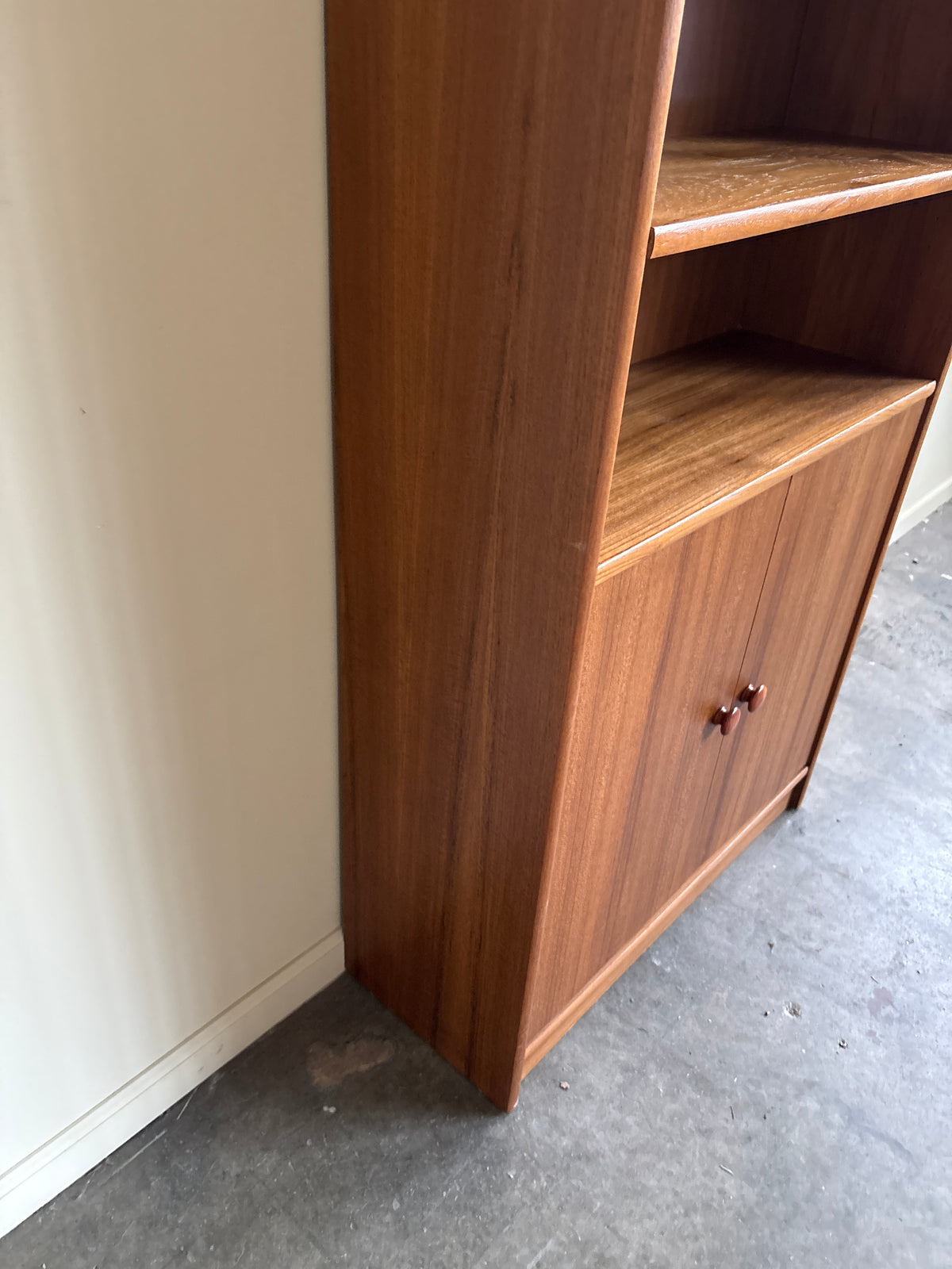 Teak bookcase