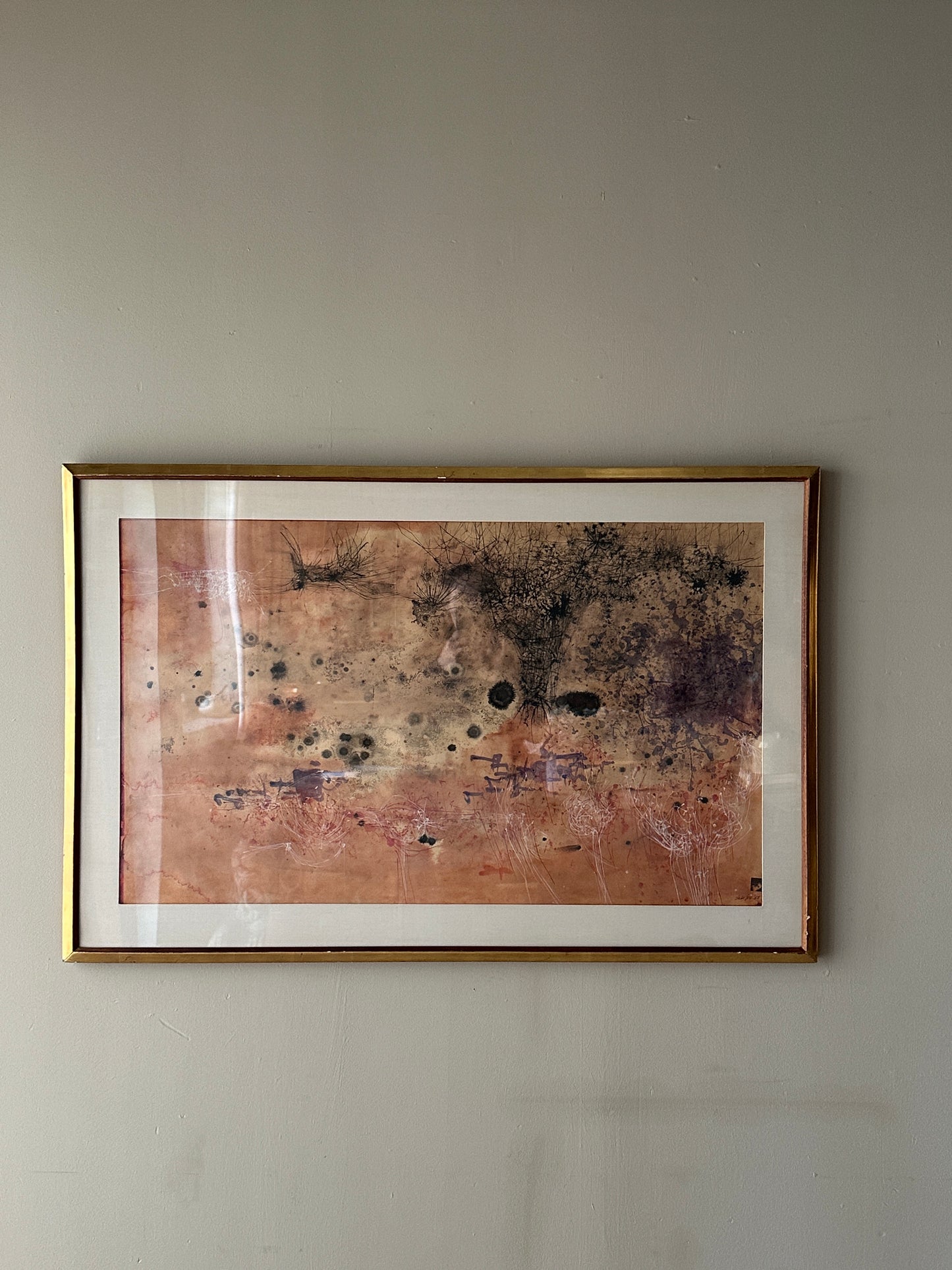 Untitled abstract mixed media by Dale Joe 1953