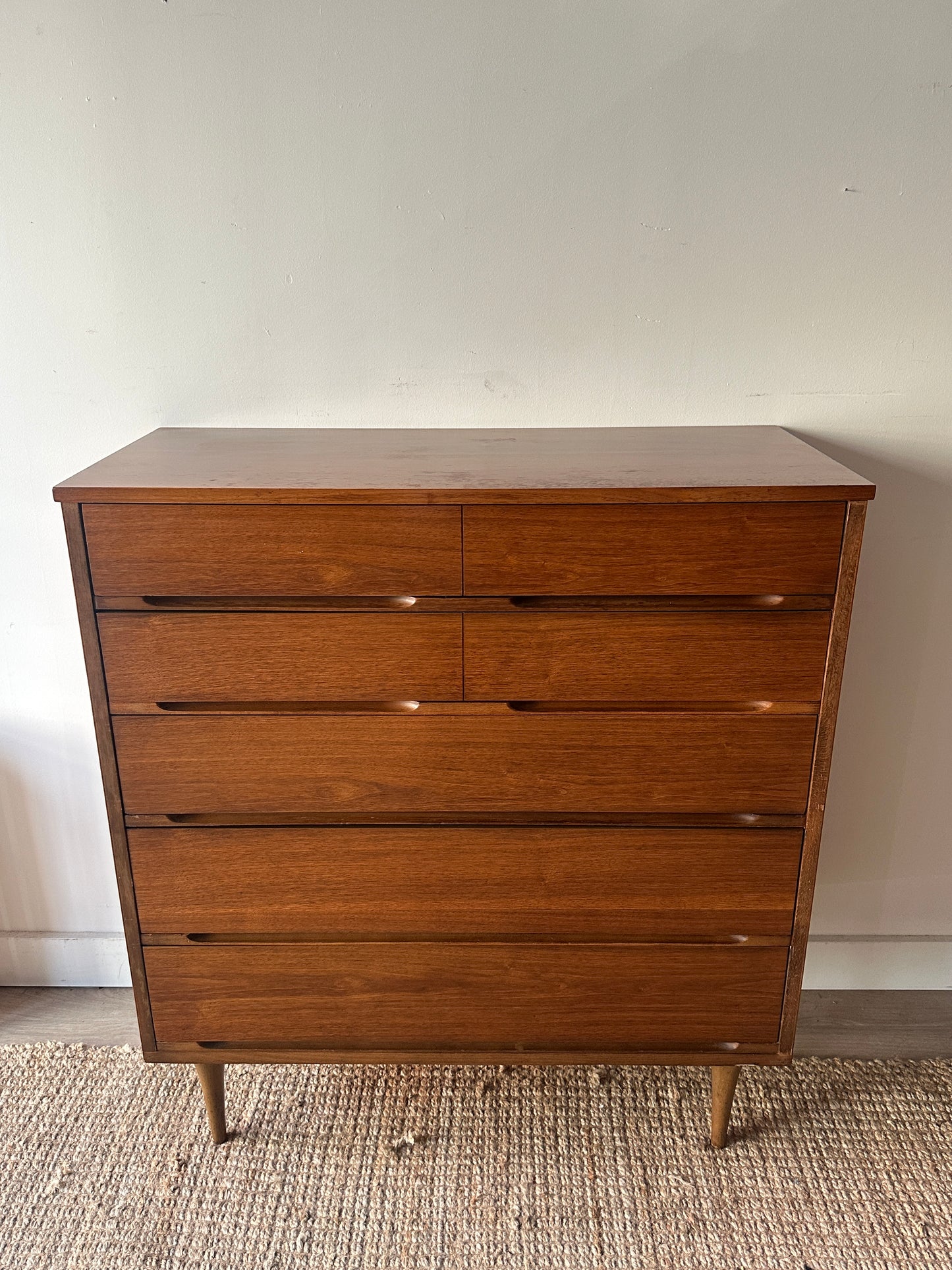 Walnut tallboy