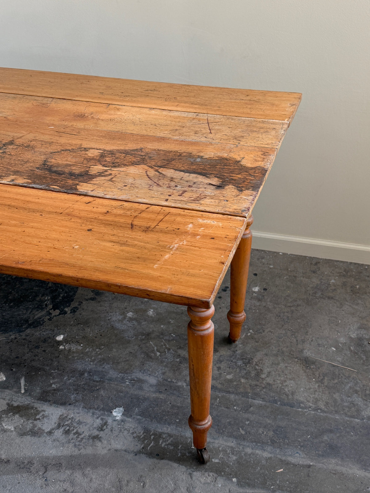 Sheraton pine drop leaf table