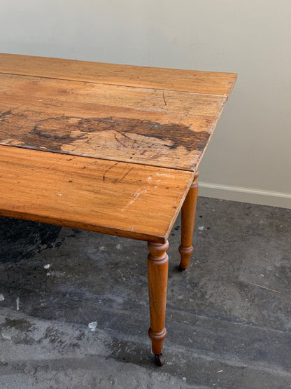 Sheraton pine drop leaf table