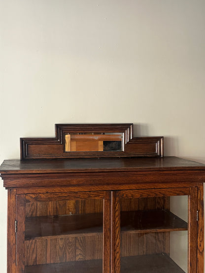 Oak display case