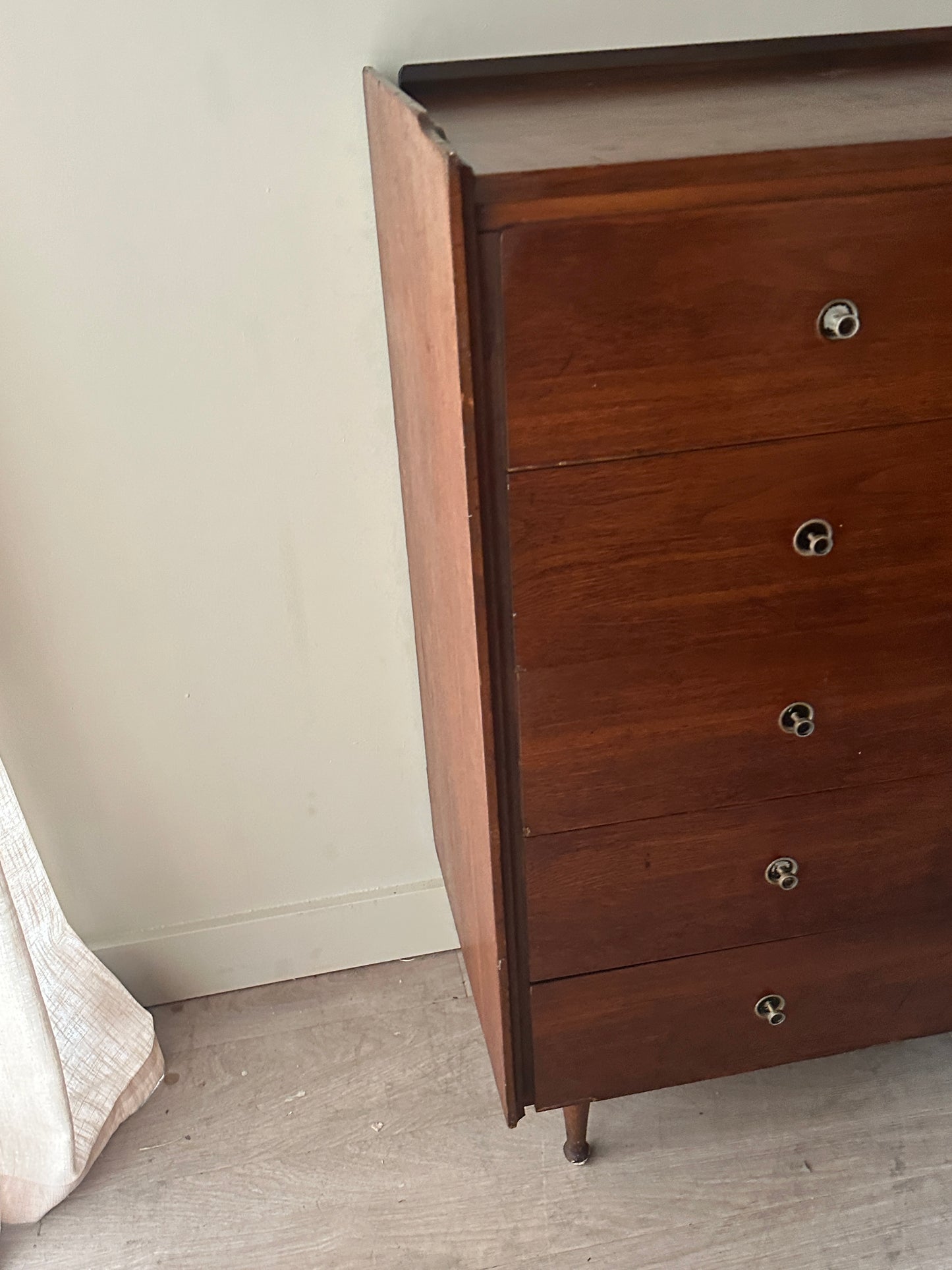 Walnut side by side tallboy