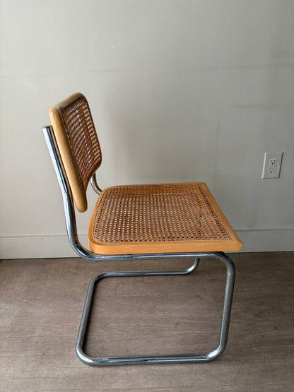 Cesca dining chair (stains)