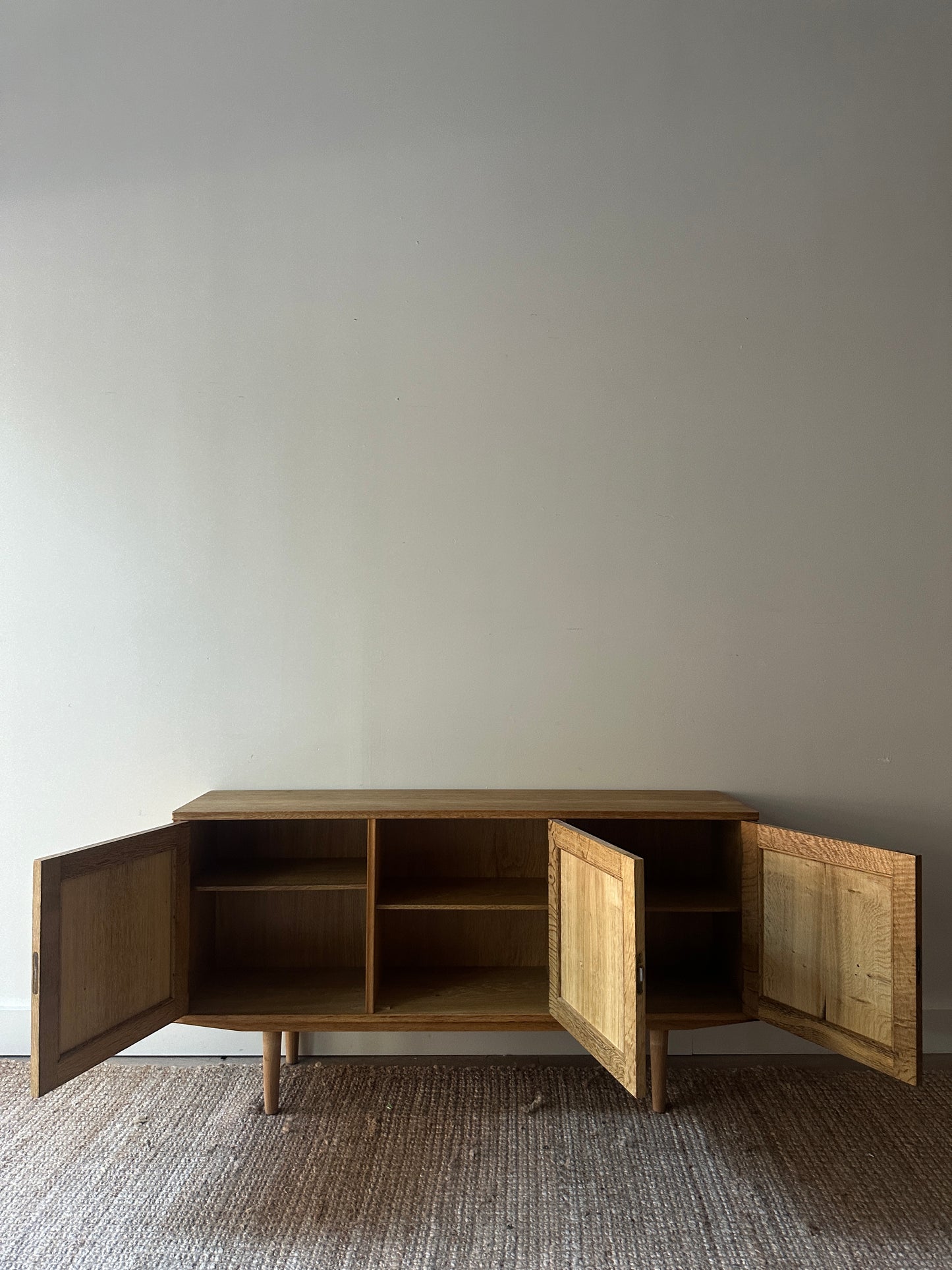 Small Danish oak sideboard