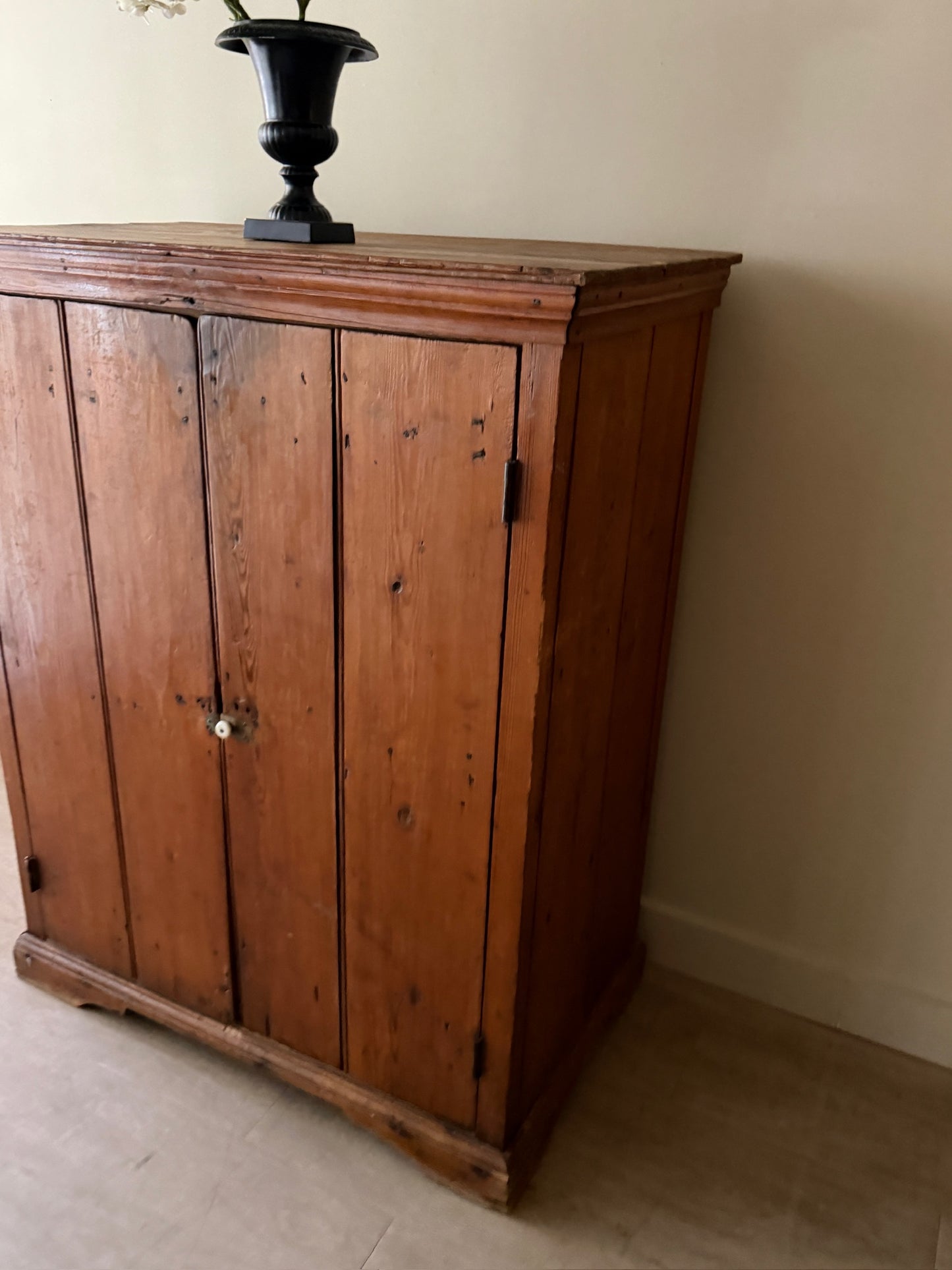 Yellow pine cupboard