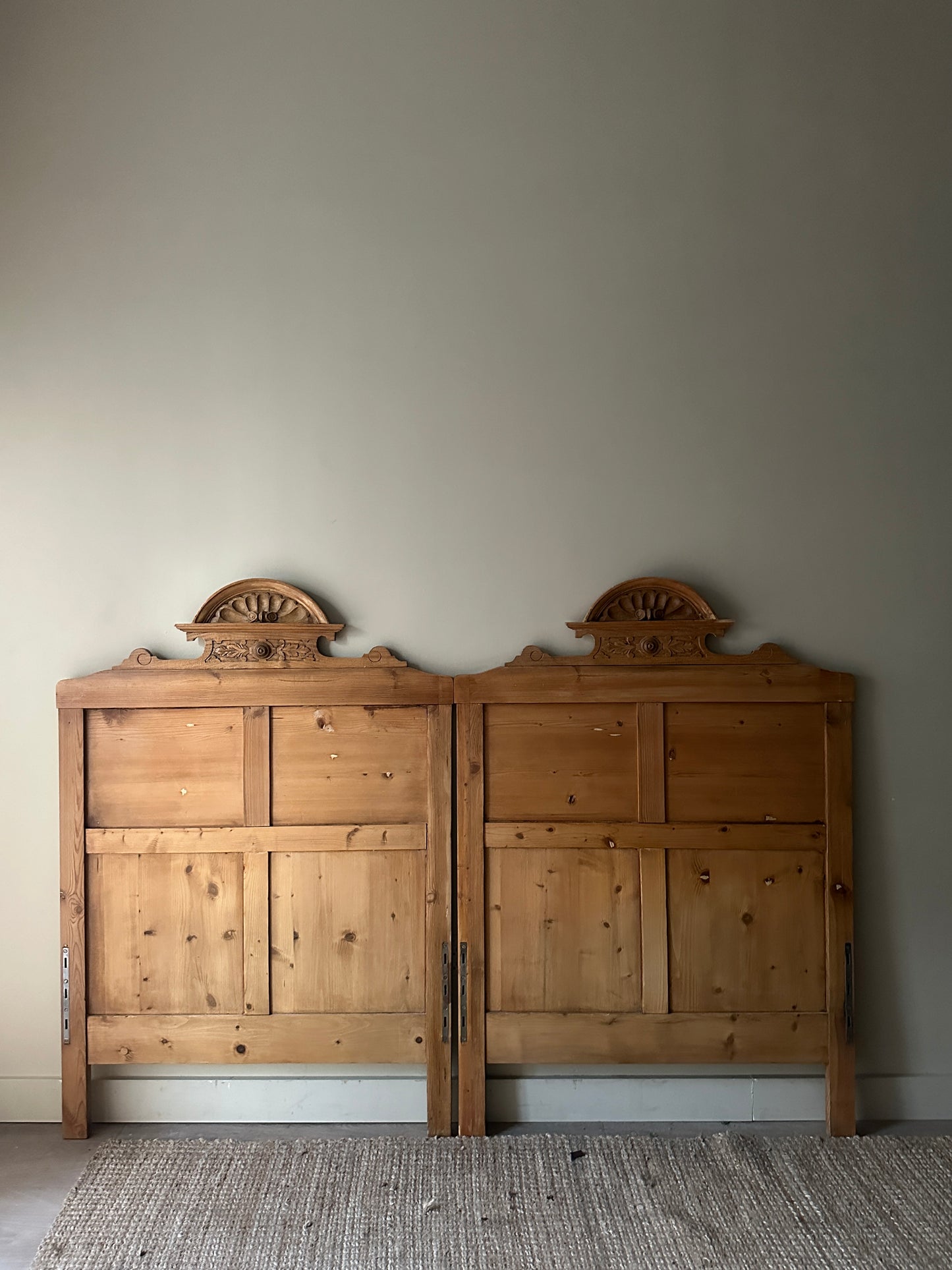 Pine headboard and footboard. King or two twin.