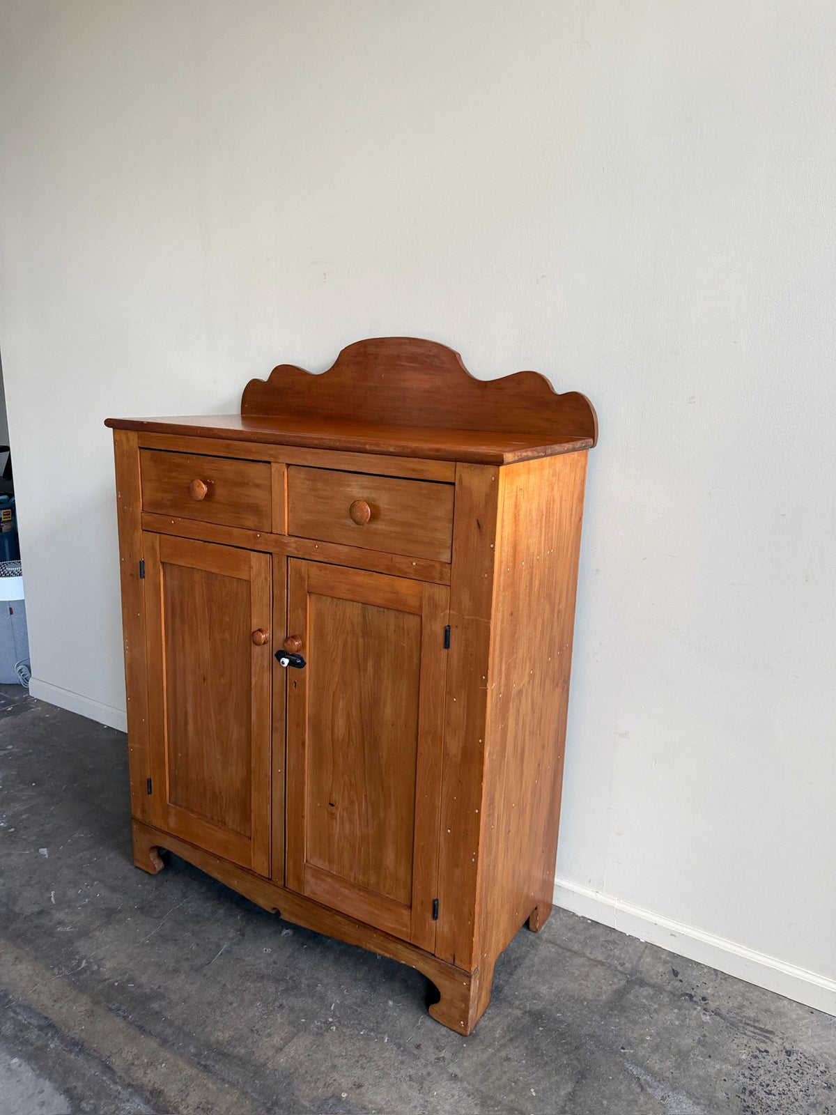 Mid-Atlantic Federal poplar jelly cupboard