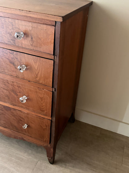 Hepplewhite inlaid walnut dresser