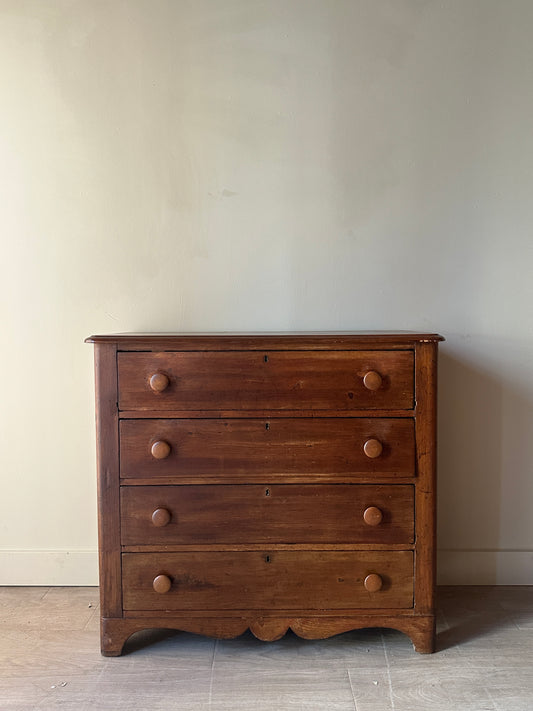 Dark pine dresser