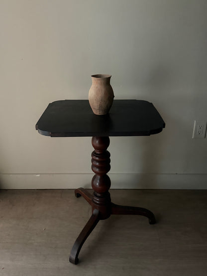 Federal pine tilt top side table
