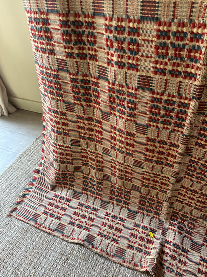 Wool coverlet