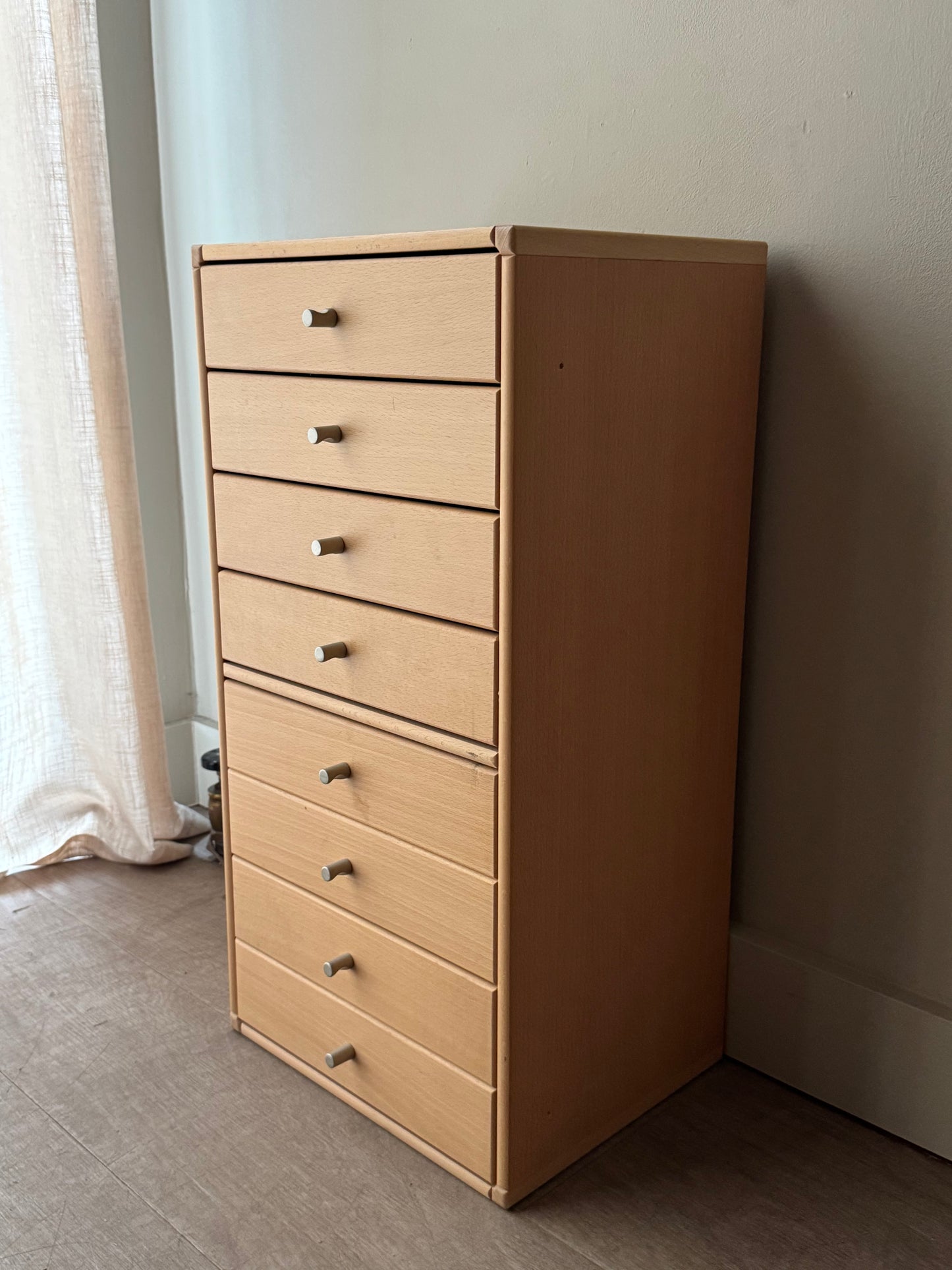 Caso “Rimme” Danish beech modular system - narrow drawer unit