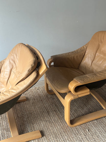 Svend Skipper lounge chairs. Sold individually.