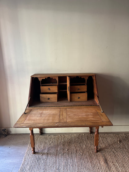 Pine secretary desk