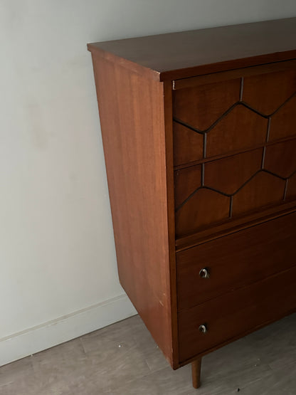 Walnut tallboy