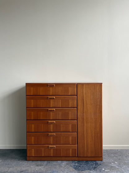 Dixie teak side-by-side dresser