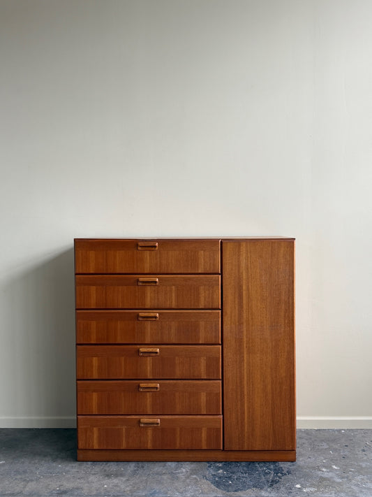 Dixie teak side-by-side dresser