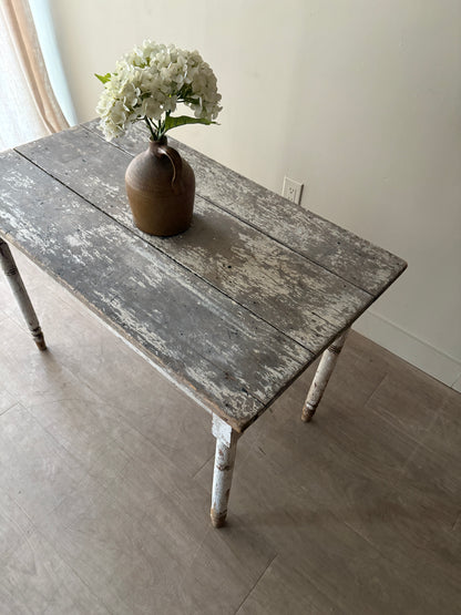 Sheraton white painted pine table