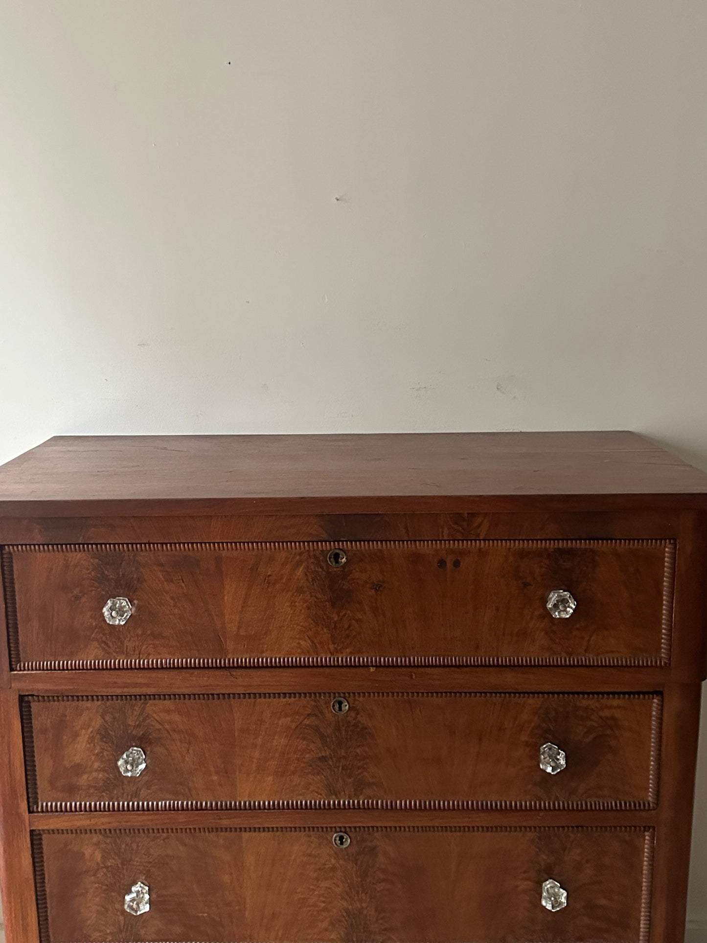 Walnut empire dresser