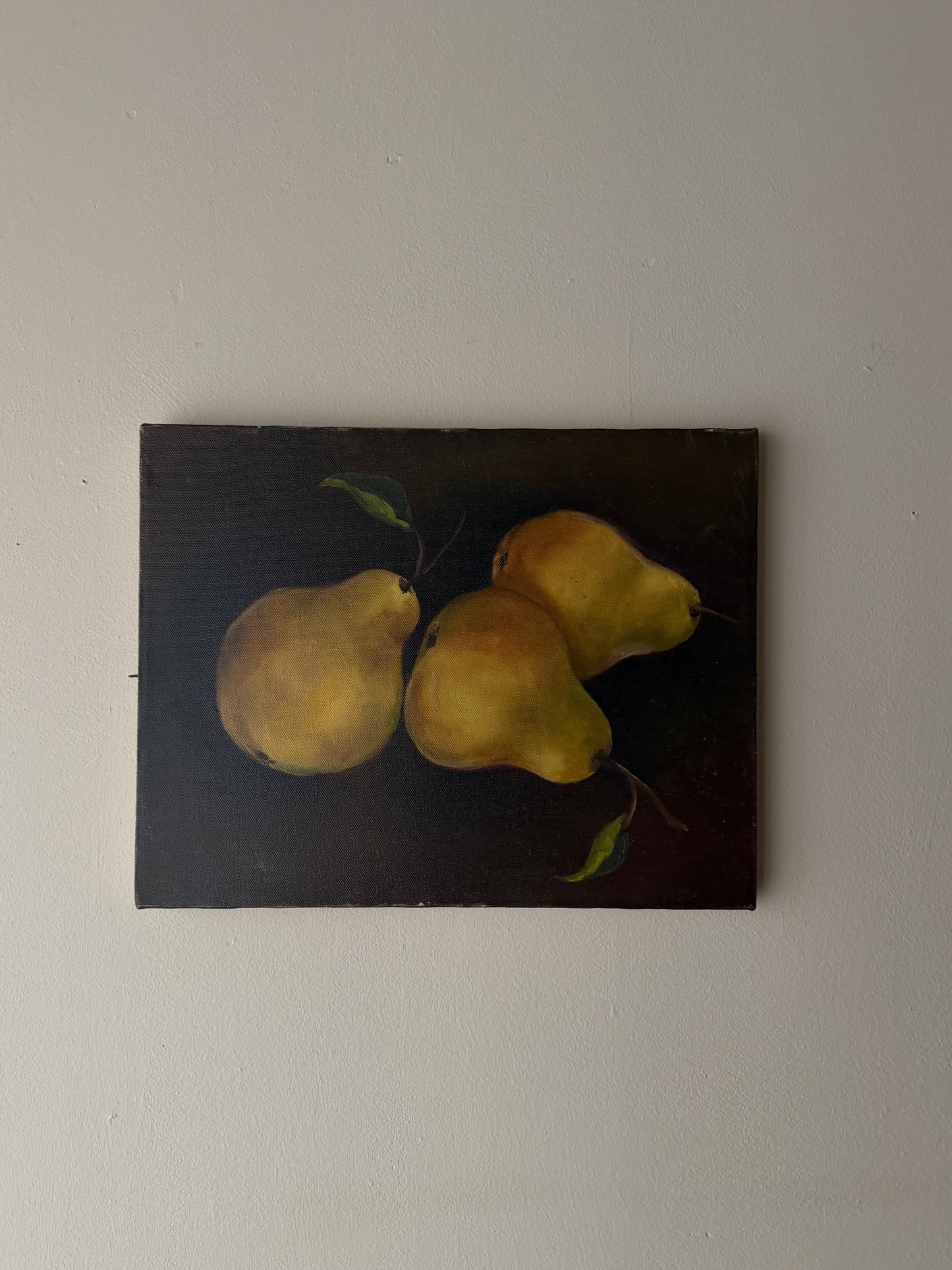 American realist pear still life. Unsigned.