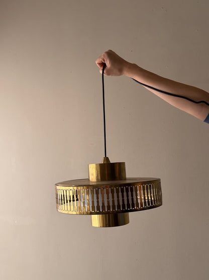 Swedish brass pendant light