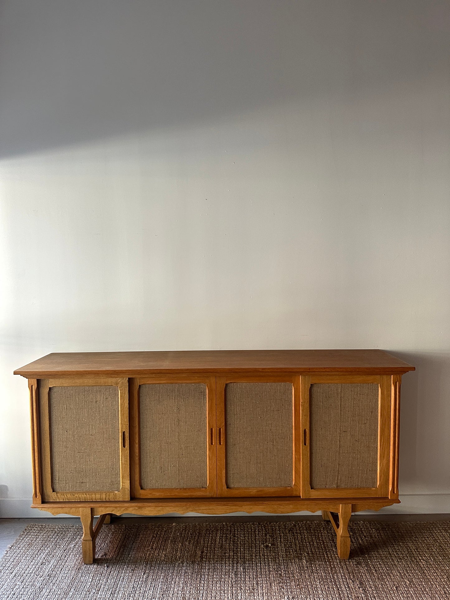 White oak sideboard