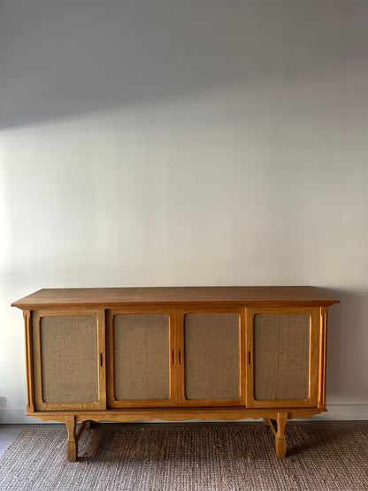 White oak sideboard